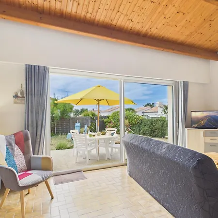 Mer A 200 M, Maison Pour 5, Jardin & Bbq 布雷蒂诺斯梅尔